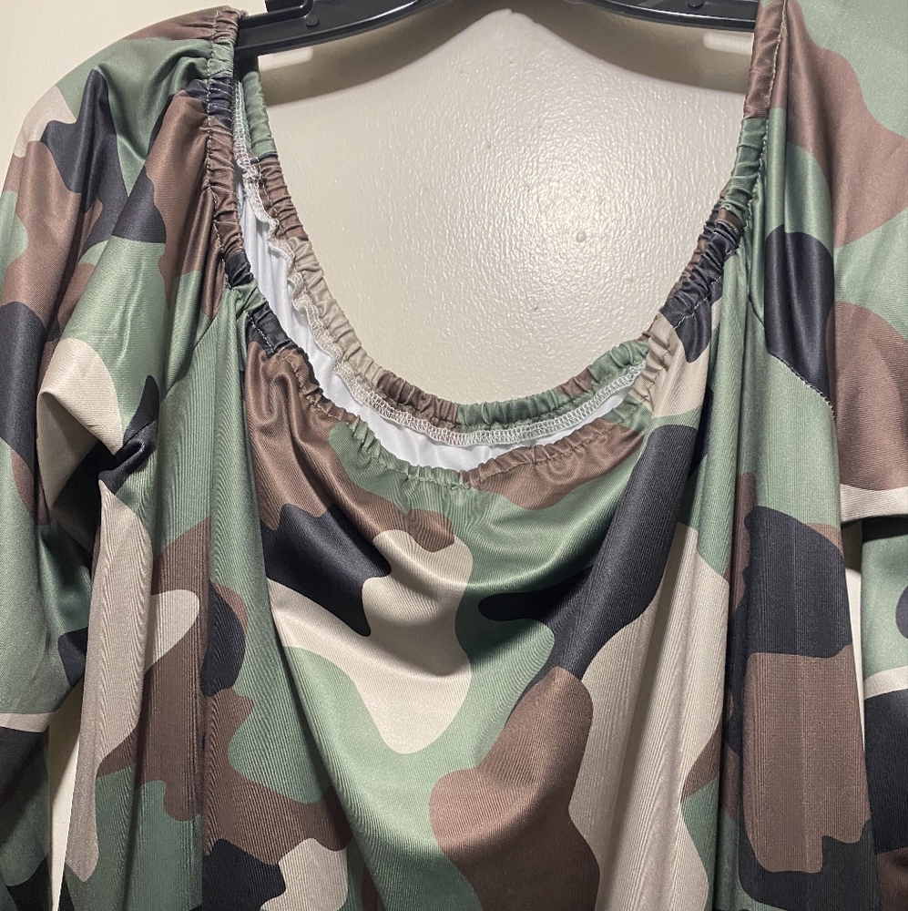 Camouflage Maxi Dress